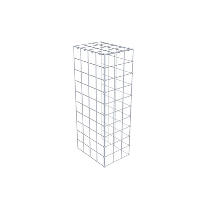 Monteret gabion type 4 100 cm x 40 cm x 30 cm (L x H x D), maskestørrelse 10 cm x 10 cm, C-ring