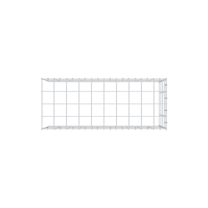 Mounted gabion type 4 100 cm x 40 cm x 40 cm (L x H x D), mesh size 10 cm x 10 cm, C-ring