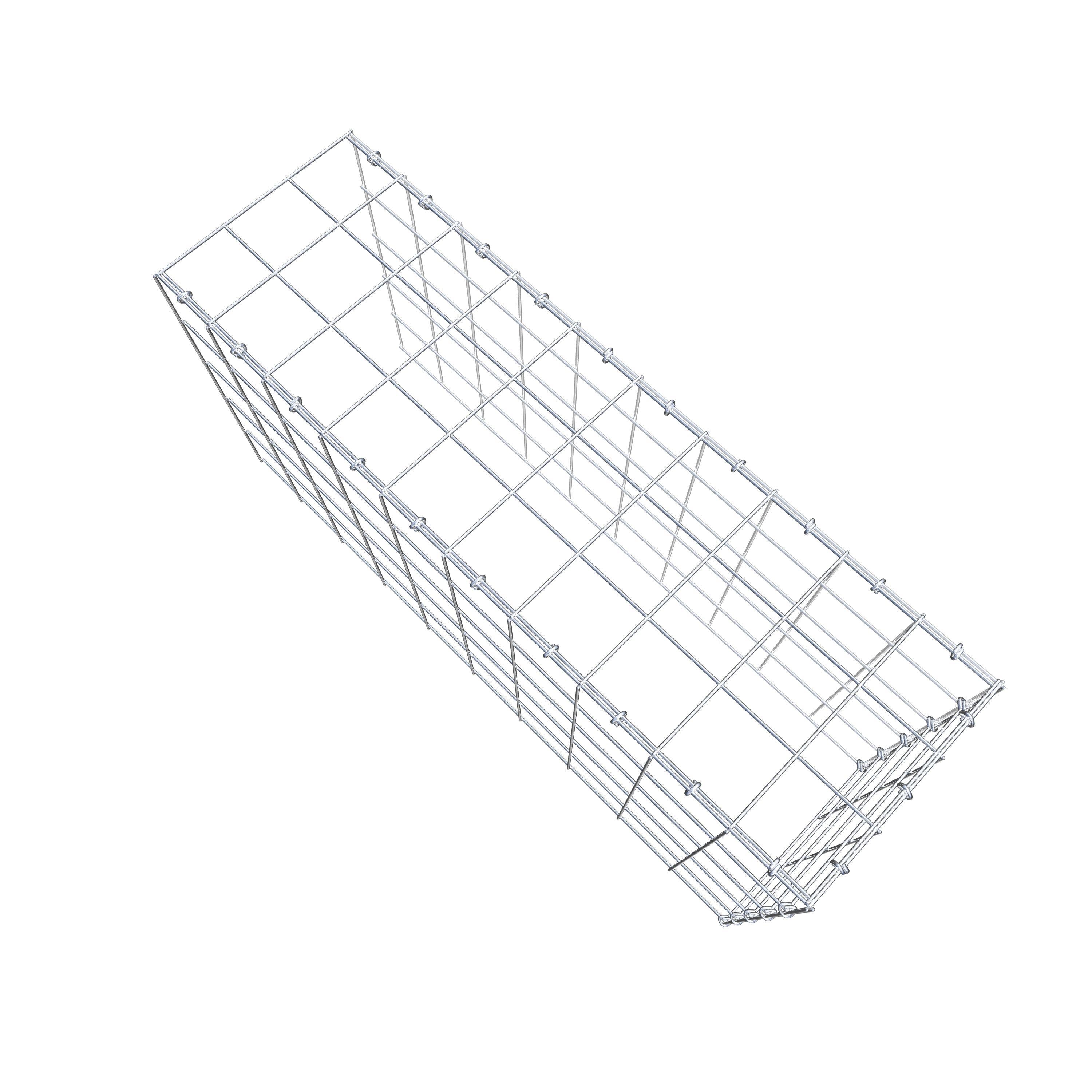 Fourche rapportée type 4 100 cm x 50 cm x 30 cm (L x H x P), mailles 10 cm x 10 cm, anneau C