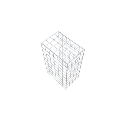 Mounted gabion type 4 100 cm x 60 cm x 40 cm (L x H x D), mesh size 10 cm x 10 cm, C-ring