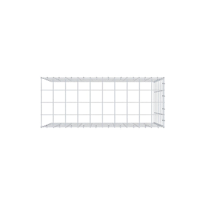 Mounted gabion type 4 100 cm x 60 cm x 40 cm (L x H x D), mesh size 10 cm x 10 cm, C-ring