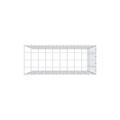 Extra gabion typ 4 100 cm x 100 cm x 40 cm (L x H x D), maskstorlek 10 cm x 10 cm, C-ring