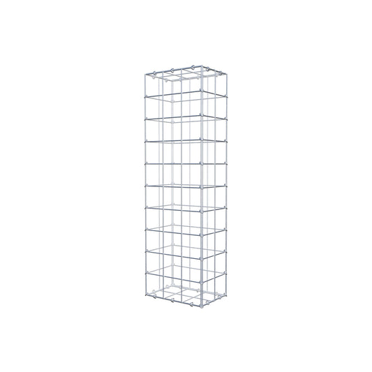 Gabion 100 cm x 20 cm x 30 cm (L x H x D), mesh size 10 cm x 10 cm, C-ring