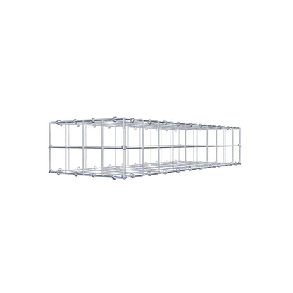 Gabione 100 cm x 20 cm x 40 cm (L x H x T), Maschenweite 10 cm x 10 cm, C-Ring
