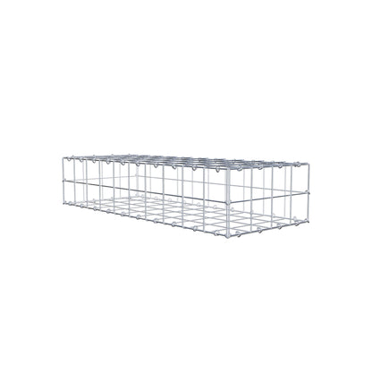 Gabione 100 cm x 20 cm x 40 cm (L x H x T), Maschenweite 10 cm x 10 cm, C-Ring