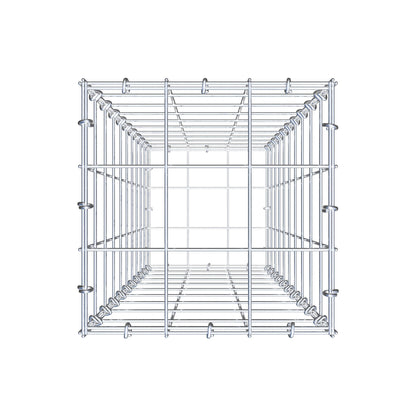 Gabião 100 cm x 30 cm x 30 cm (C x A x P), malhagem 10 cm x 10 cm, anel C
