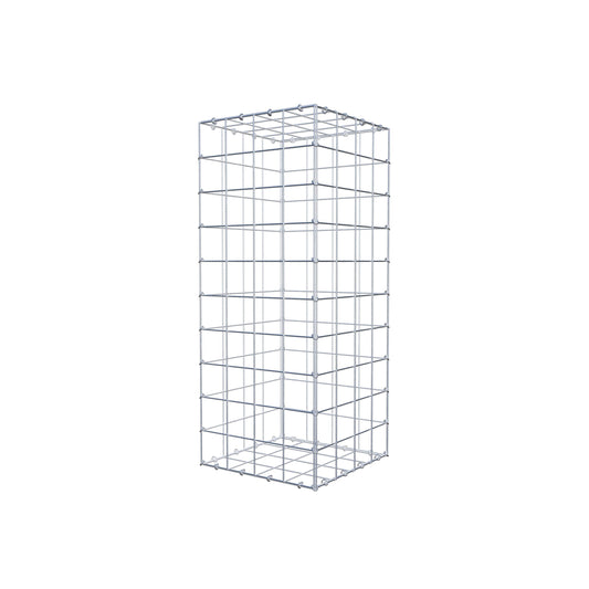 Gabion 100 cm x 40 cm x 40 cm (L x H x D), maskstorlek 10 cm x 10 cm, C-ring