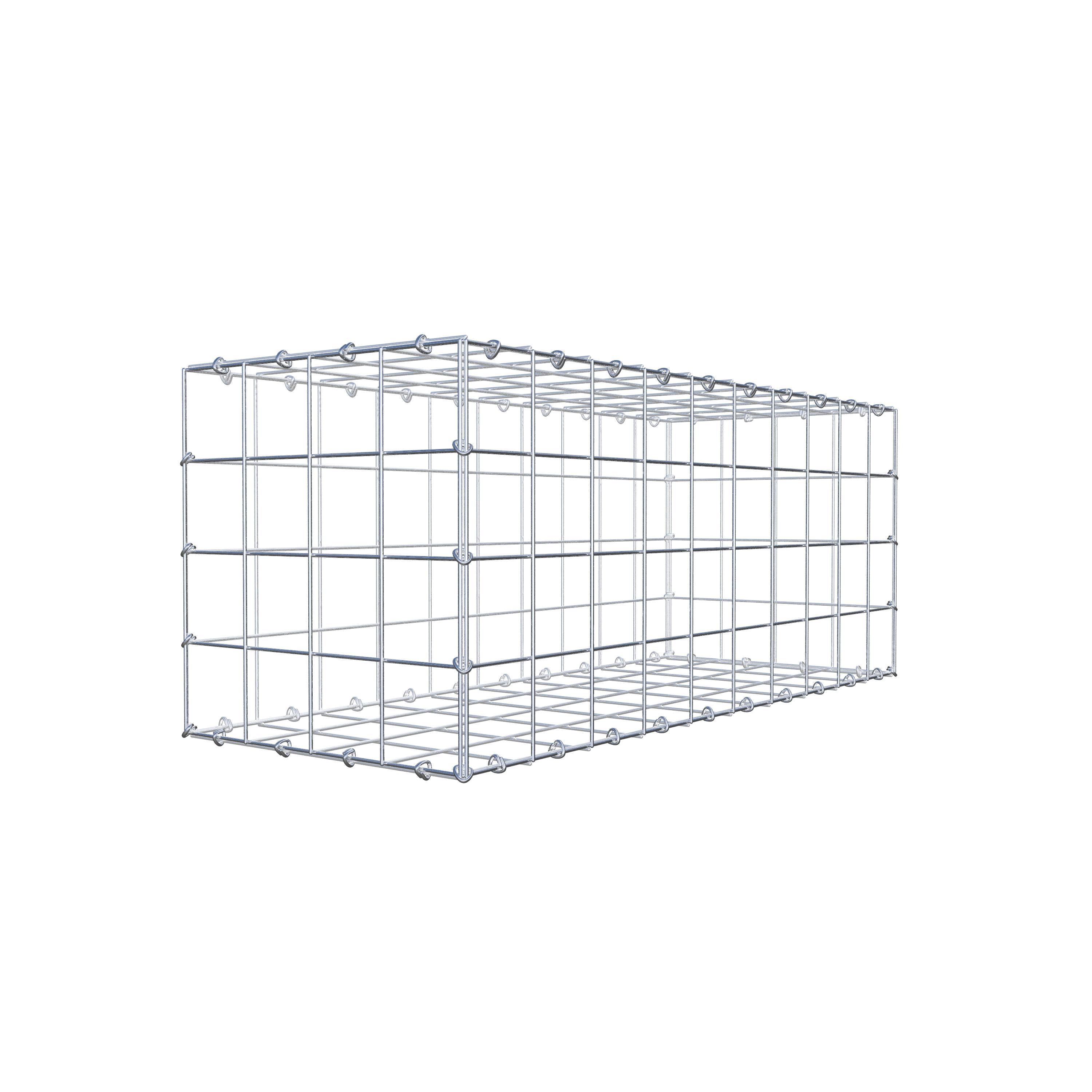 Gabion 100 cm x 40 cm x 40 cm (L x H x P), maille 10 cm x 10 cm, anneau en C