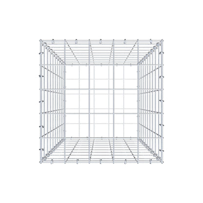 Gabião 100 cm x 50 cm x 50 cm (C x A x P), malhagem 10 cm x 10 cm, anel C