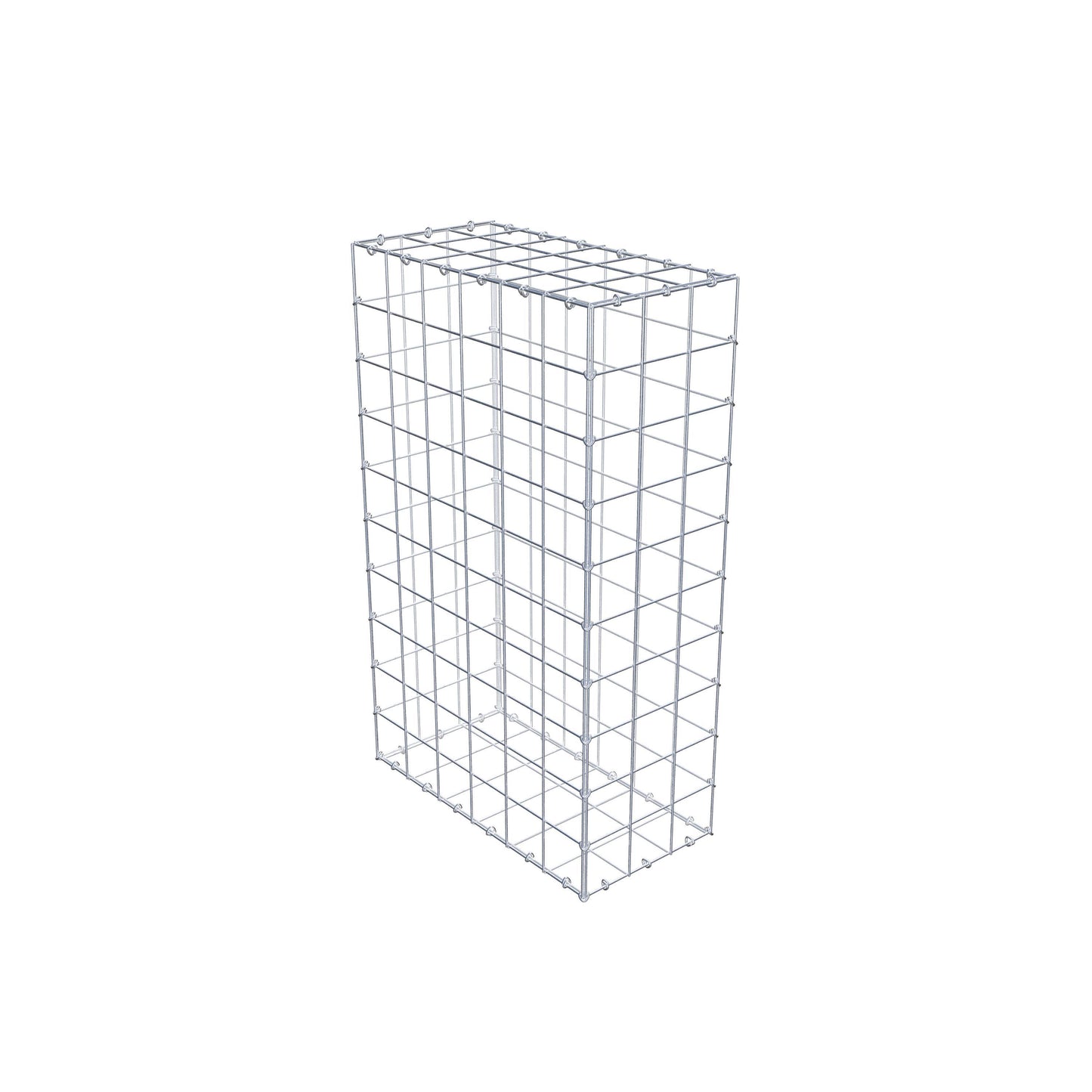 Gabion 100 cm x 60 cm x 30 cm (L x H x D), maskestørrelse 10 cm x 10 cm, C-ring