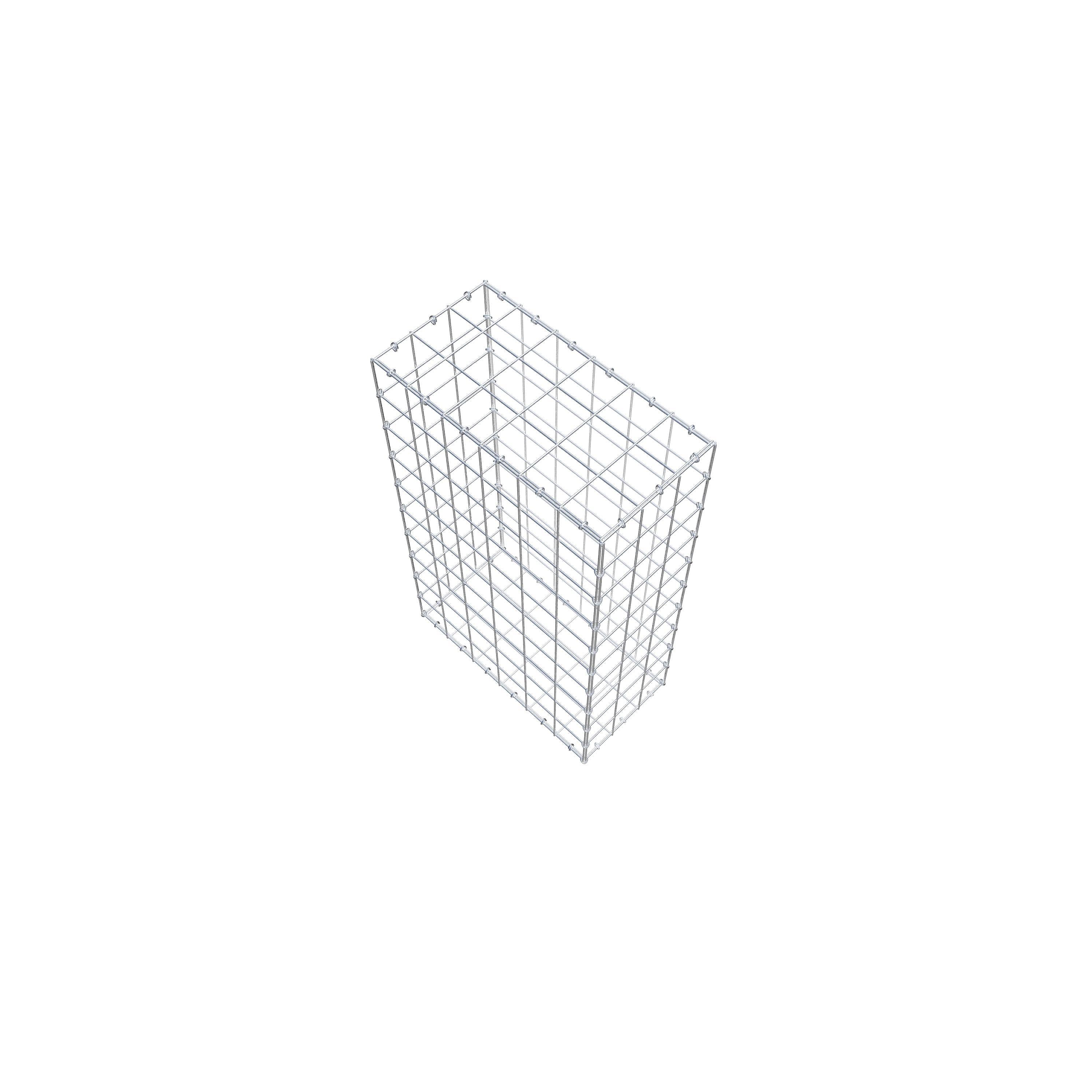 Gabion 100 cm x 60 cm x 30 cm (L x H x P), maille 10 cm x 10 cm, anneau en C