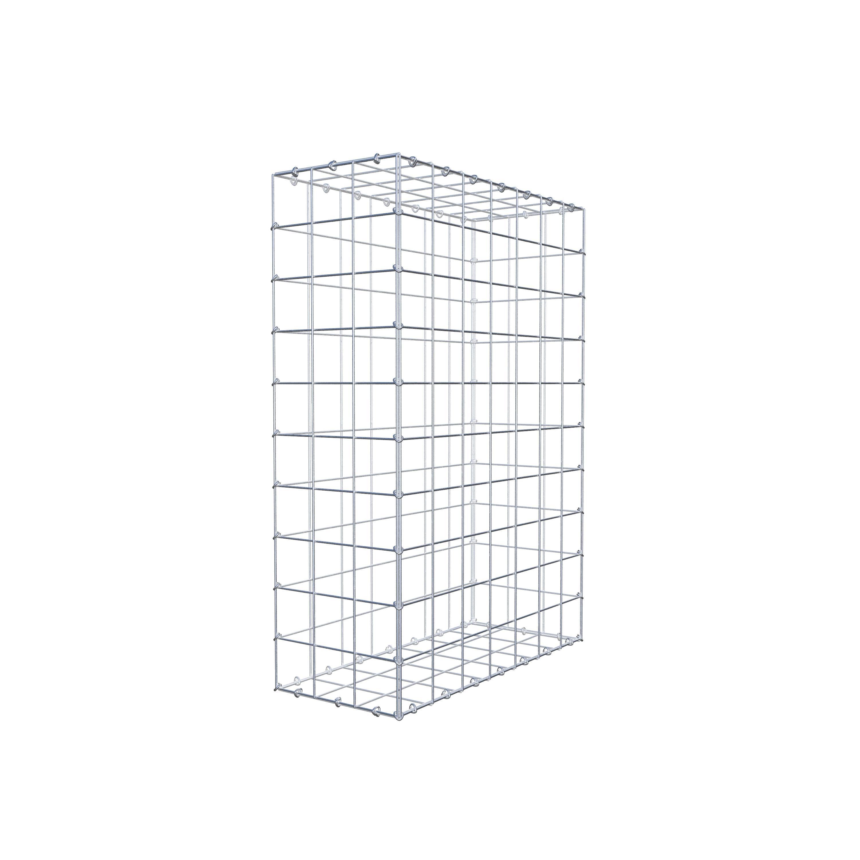 Gabion 100 cm x 70 cm x 30 cm (L x H x P), maille 10 cm x 10 cm, anneau en C