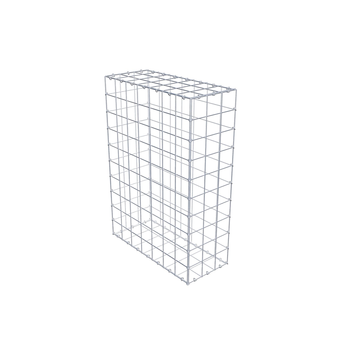 Gabion 100 cm x 70 cm x 30 cm (L x H x D), maskstorlek 10 cm x 10 cm, C-ring