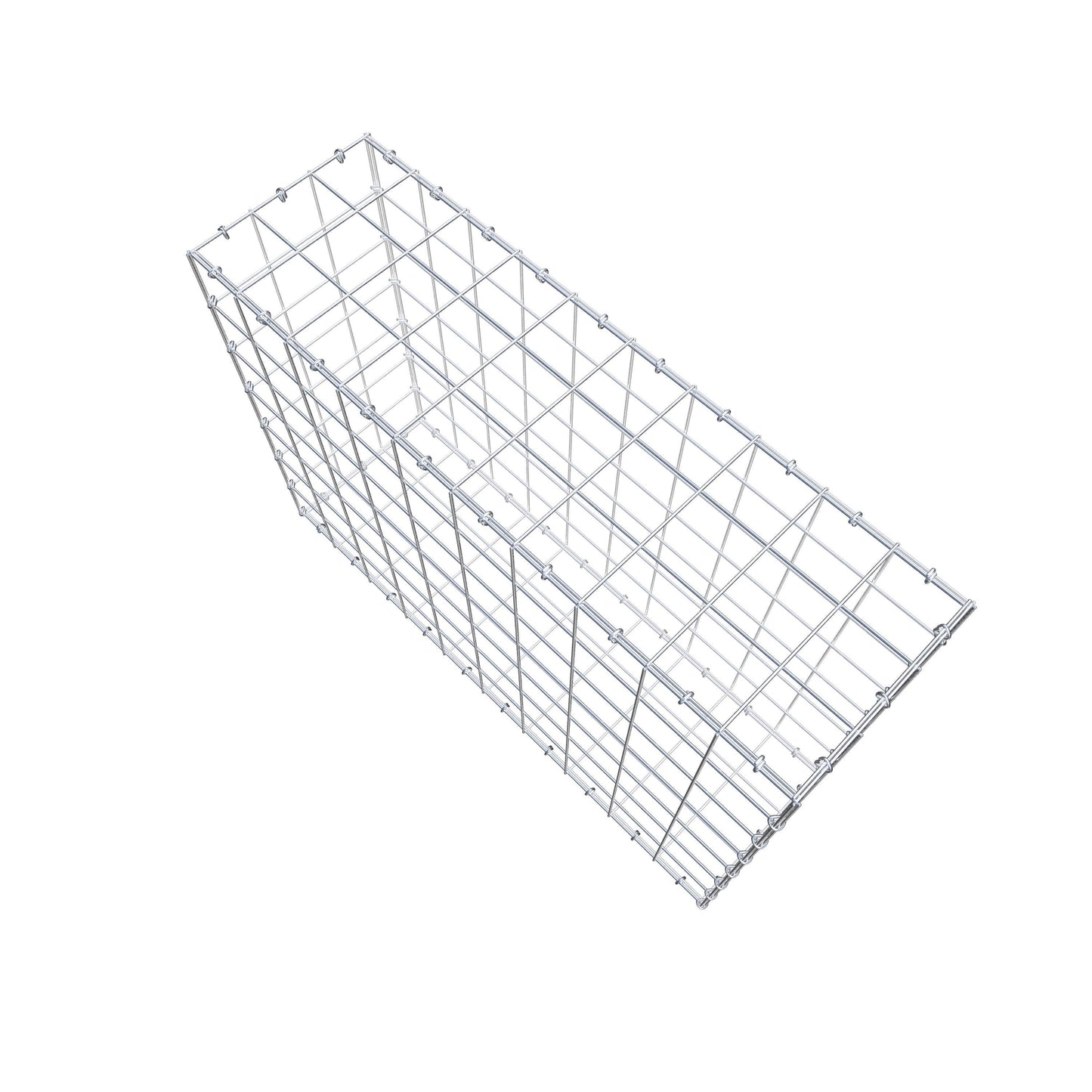 Gabion 100 cm x 70 cm x 30 cm (L x H x D), maskstorlek 10 cm x 10 cm, C-ring