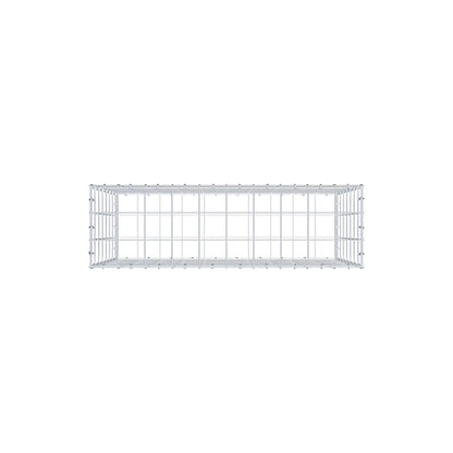 Gabion 100 cm x 70 cm x 30 cm (L x H x D), maskstorlek 10 cm x 10 cm, C-ring
