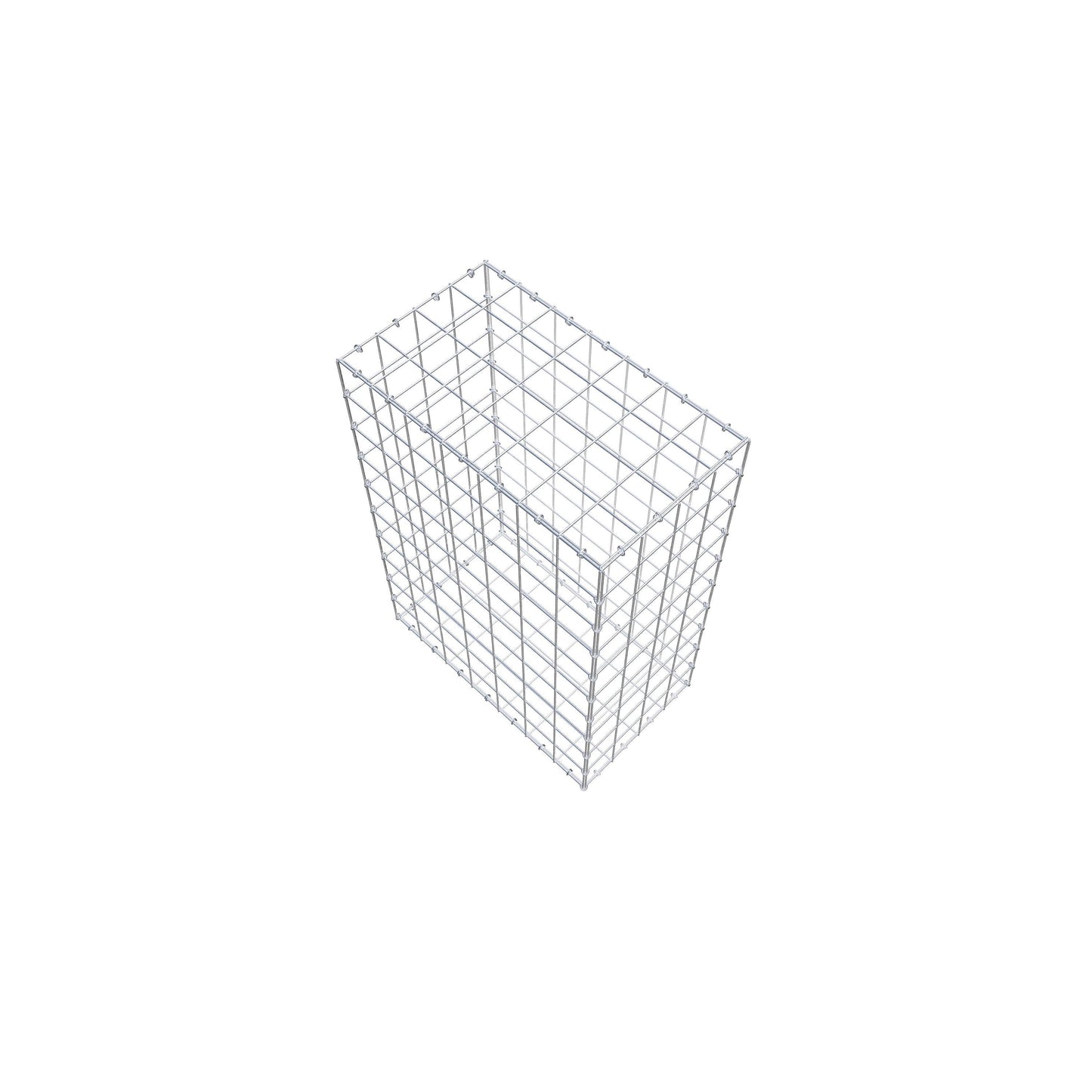 Gabion 100 cm x 70 cm x 40 cm (L x H x P), mailles 10 cm x 10 cm, anneau en C