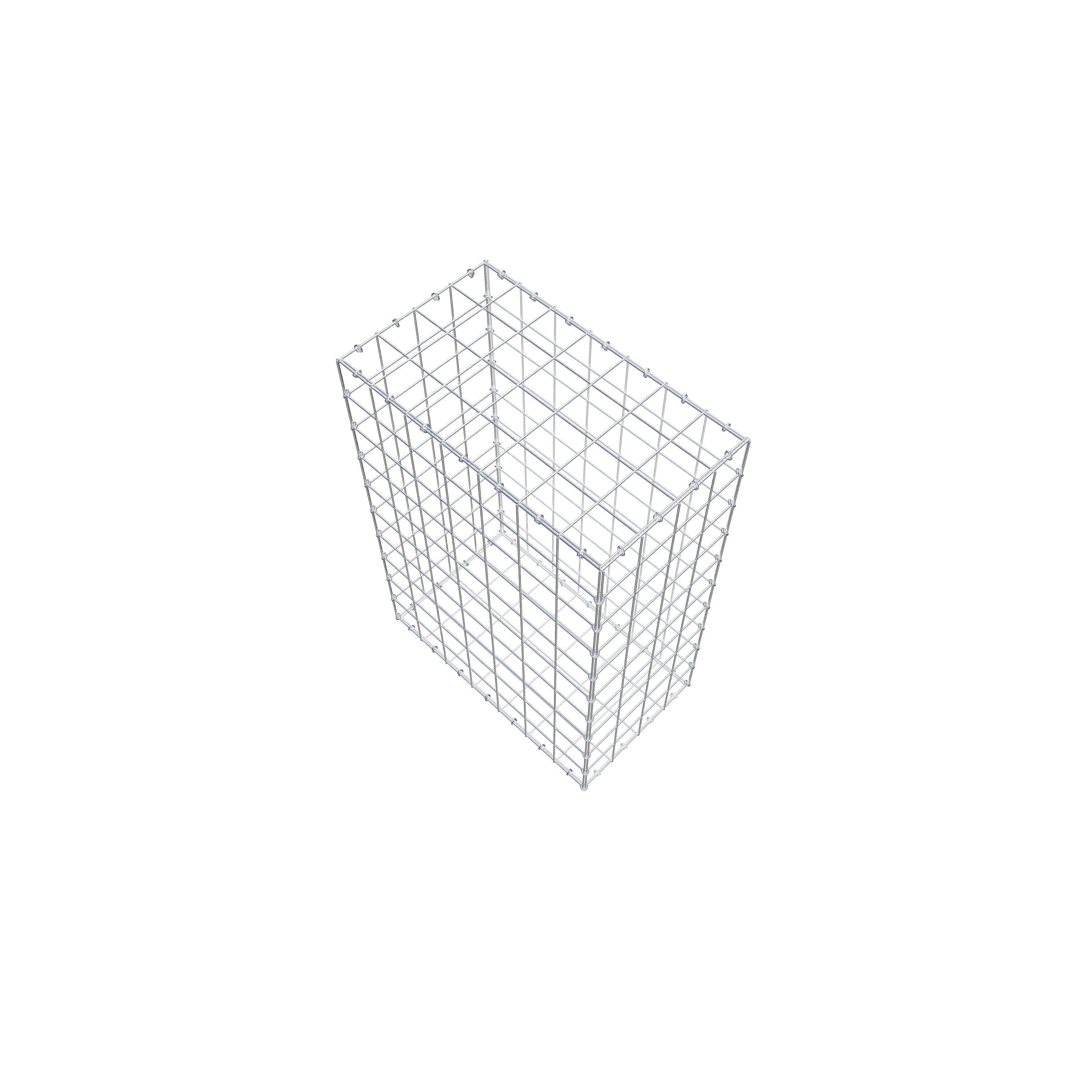 Gabion 100 cm x 70 cm x 40 cm (L x H x P), maille 10 cm x 10 cm, anneau en C