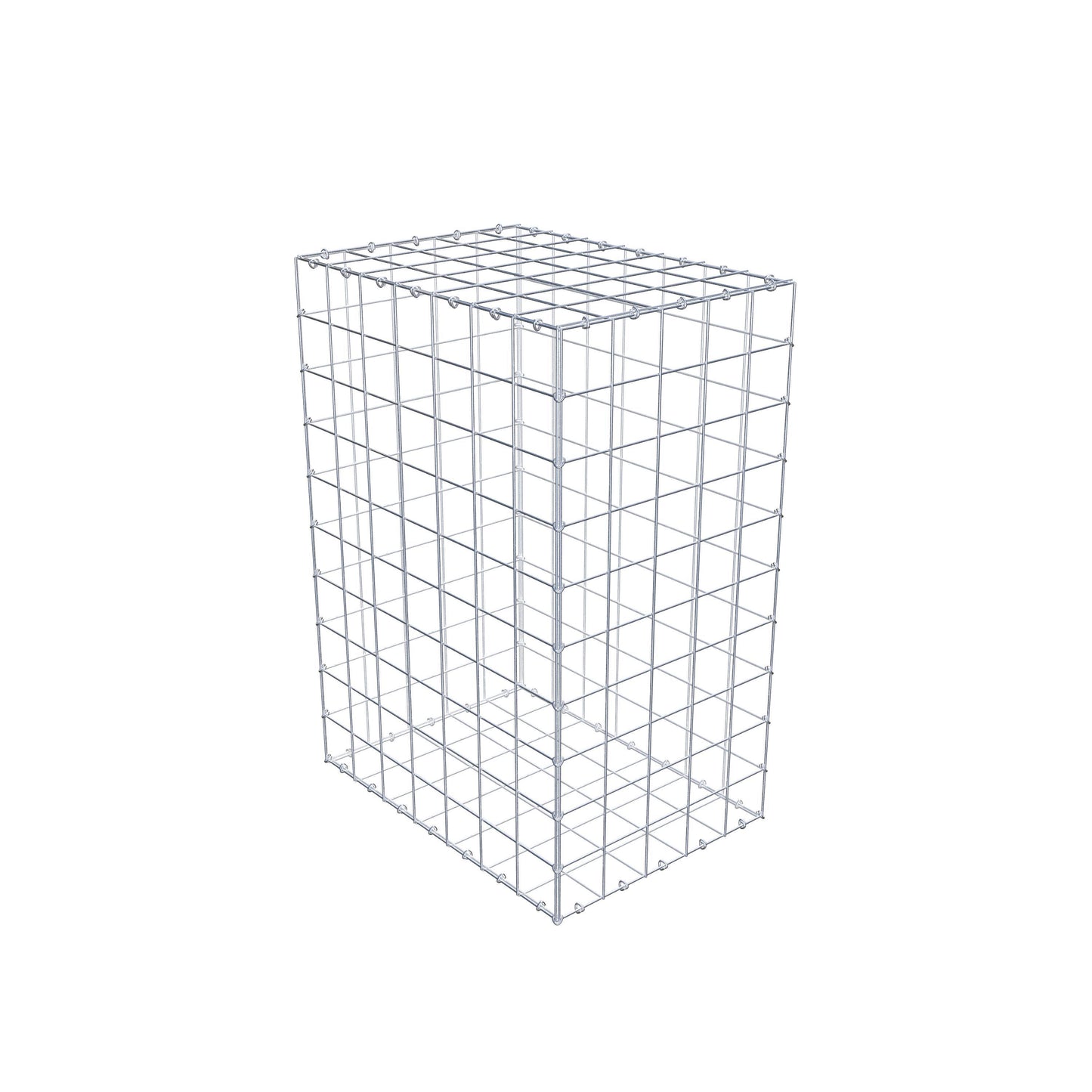 Gabion 100 cm x 70 cm x 50 cm (L x H x D), maskestørrelse 10 cm x 10 cm, C-ring