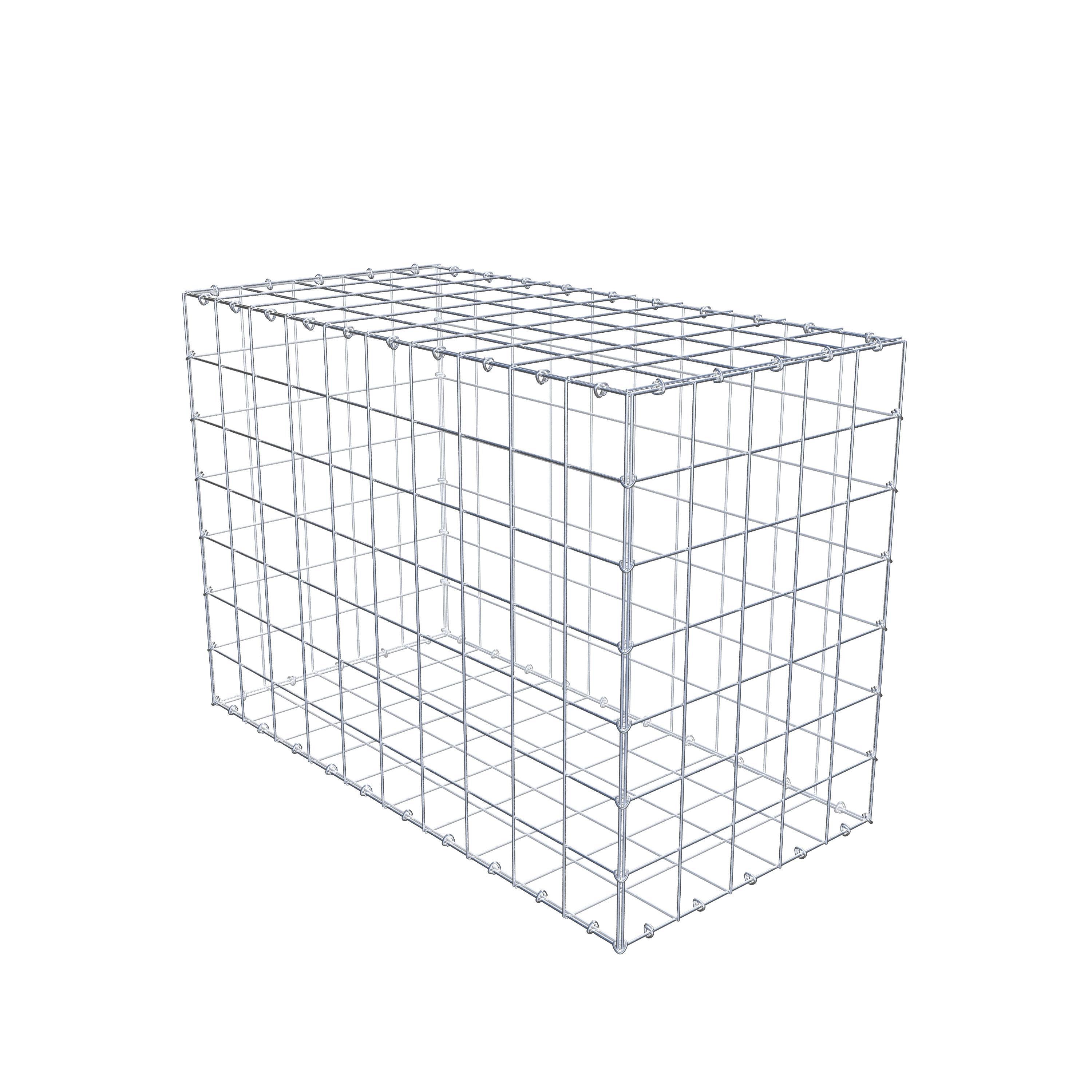 Gabion 100 cm x 70 cm x 50 cm (L x H x P), maille 10 cm x 10 cm, anneau en C