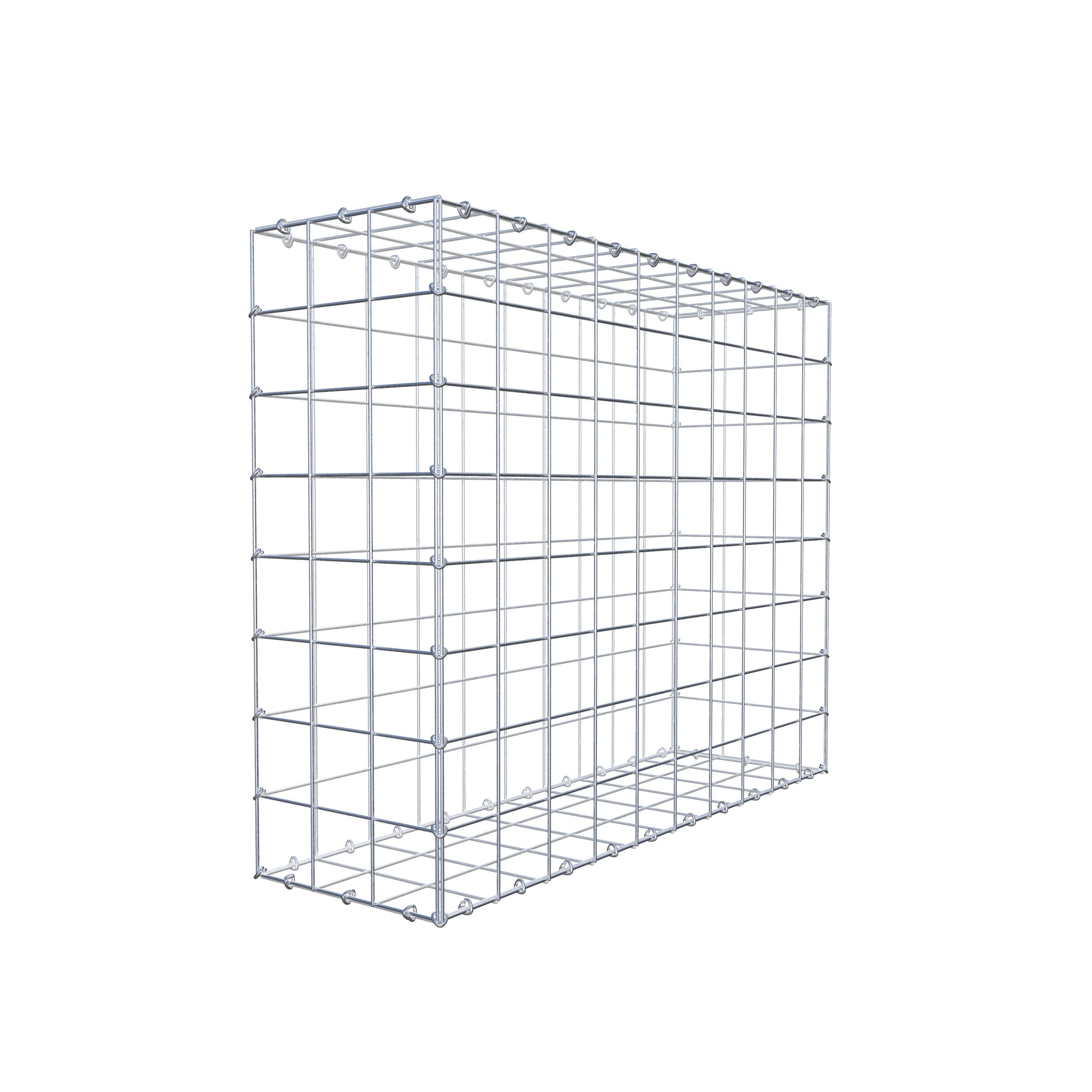 Gabion 100 cm x 80 cm x 30 cm (L x H x P), maille 10 cm x 10 cm, anneau en C