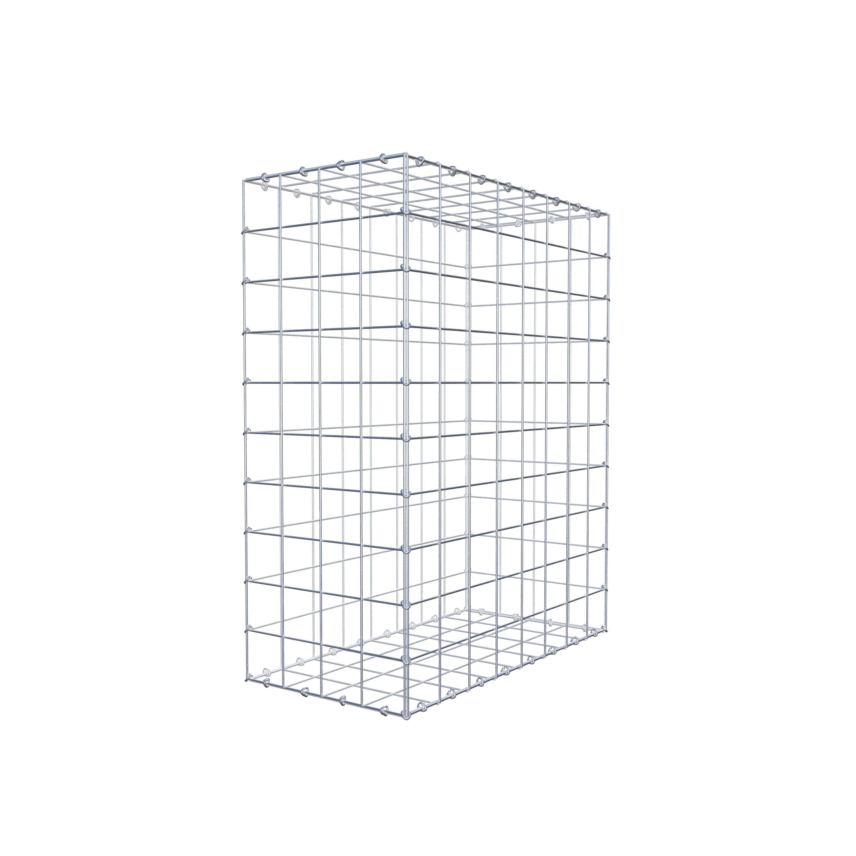 Gabion 100 cm x 80 cm x 40 cm (L x H x P), maille 10 cm x 10 cm, anneau en C