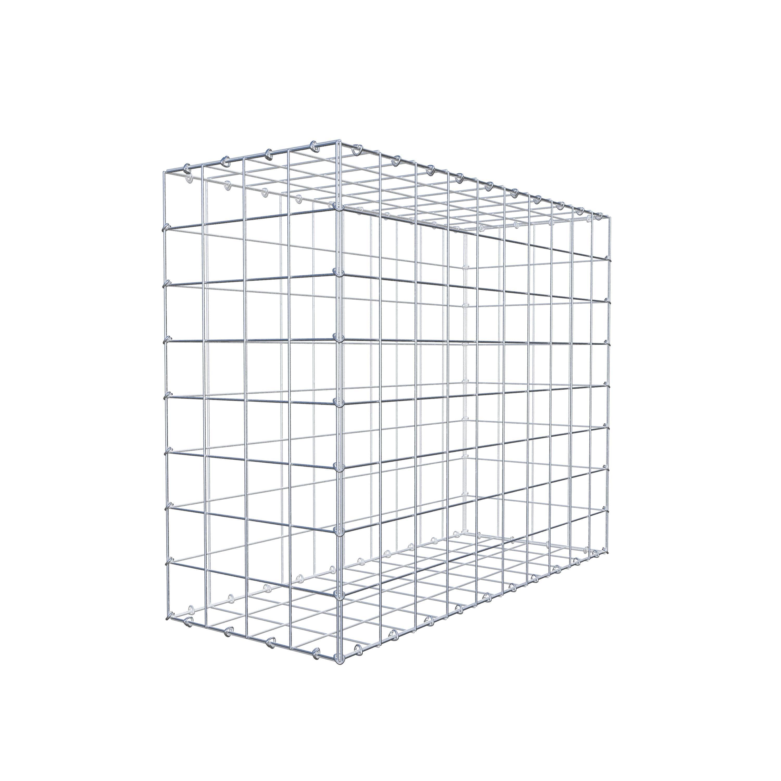 Gabion 100 cm x 80 cm x 40 cm (L x H x P), maille 10 cm x 10 cm, anneau en C