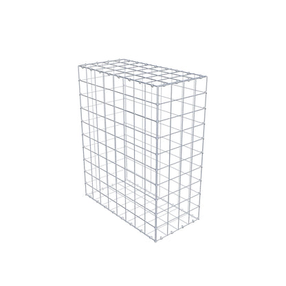 Gabion 100 cm x 80 cm x 40 cm (L x H x D), maskestørrelse 10 cm x 10 cm, C-ring