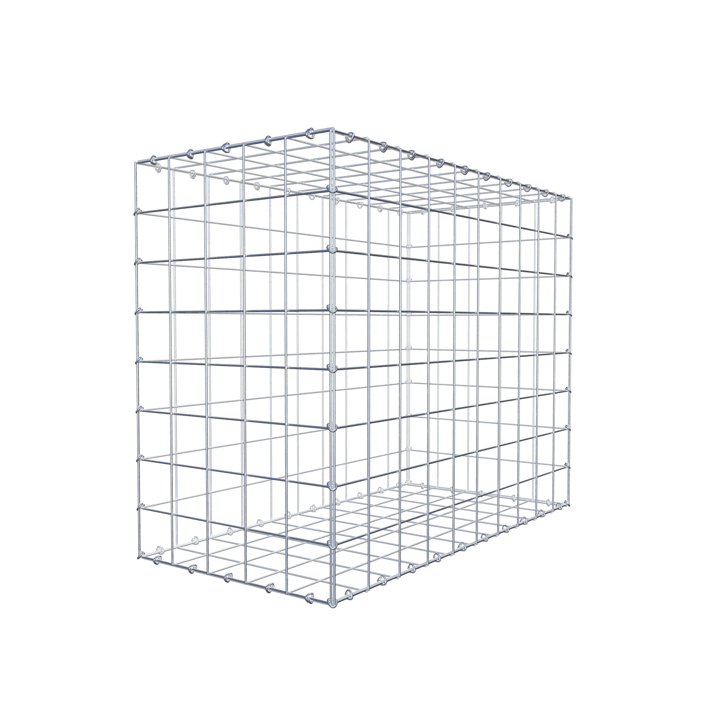 Gabion 100 cm x 80 cm x 50 cm (L x H x P), maille 10 cm x 10 cm, anneau en C