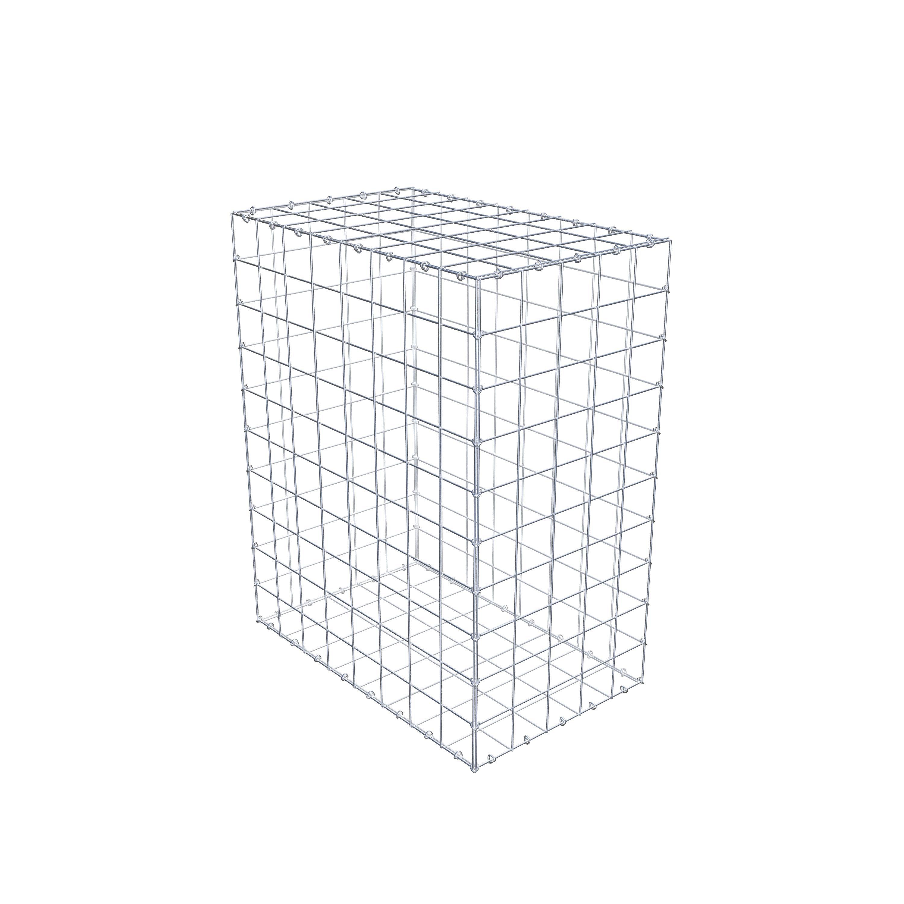 Gabion 100 cm x 80 cm x 50 cm (L x H x P), maille 10 cm x 10 cm, anneau en C