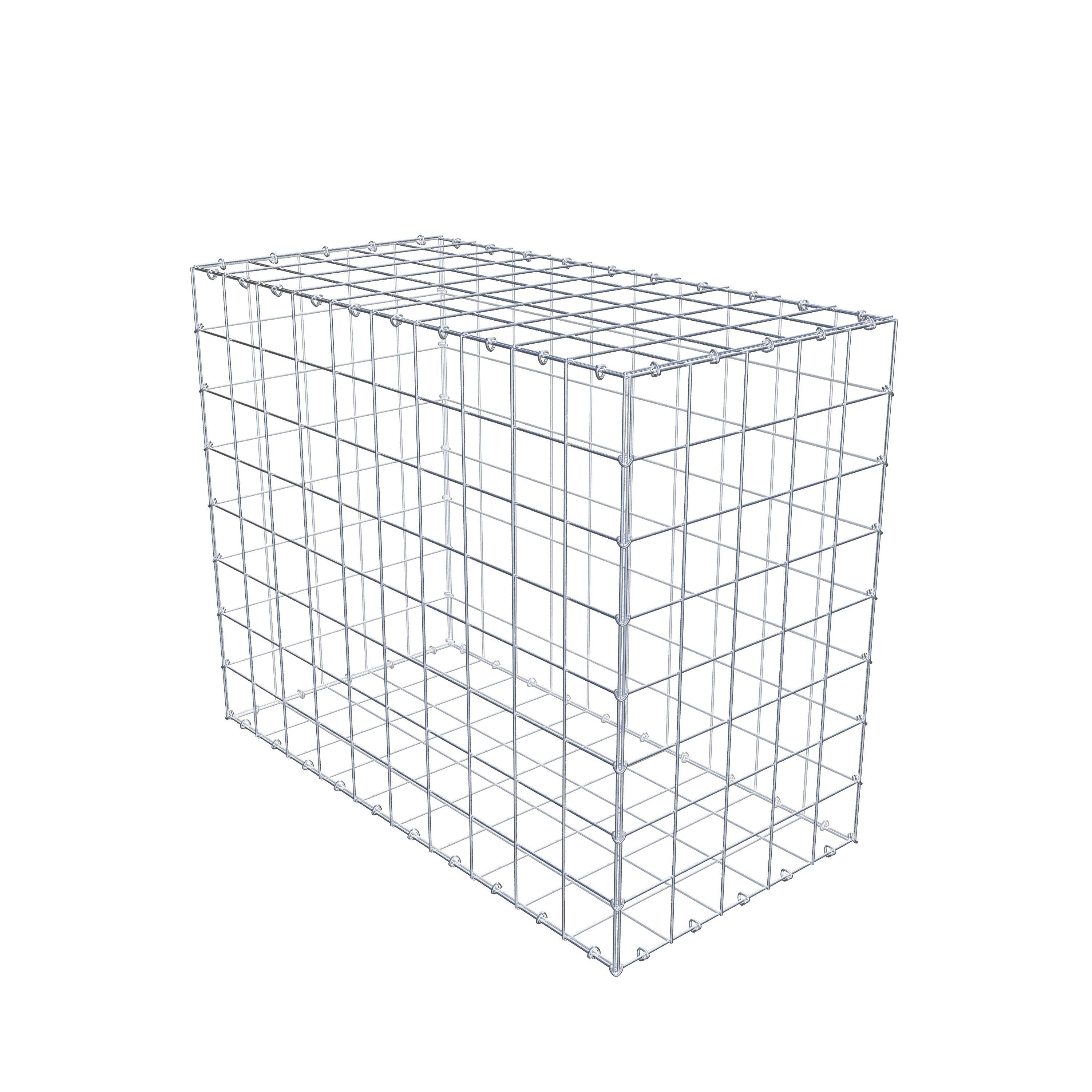 Gabion 100 cm x 80 cm x 50 cm (L x H x P), maille 10 cm x 10 cm, anneau en C