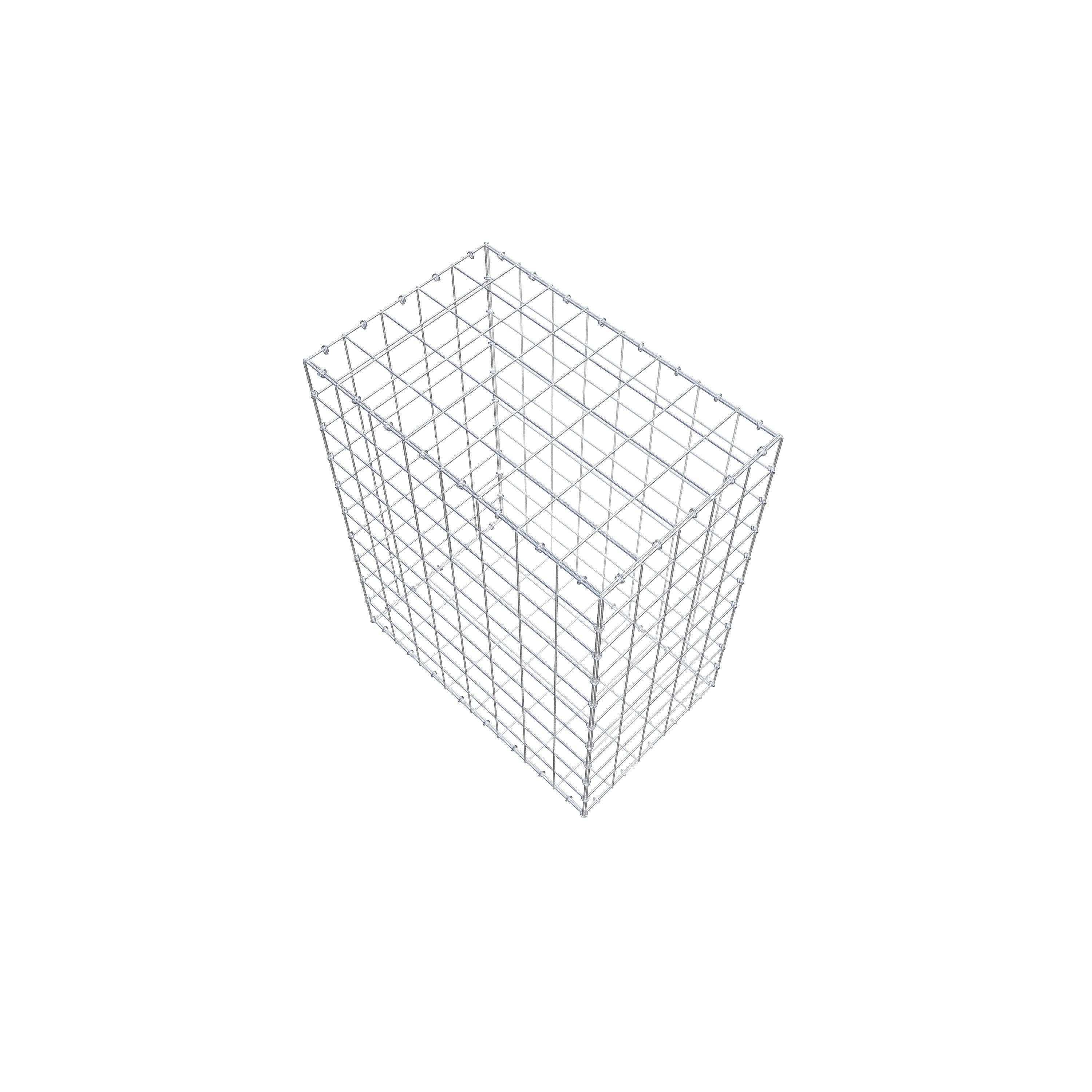 Gabion 100 cm x 80 cm x 50 cm (L x H x P), maille 10 cm x 10 cm, anneau en C