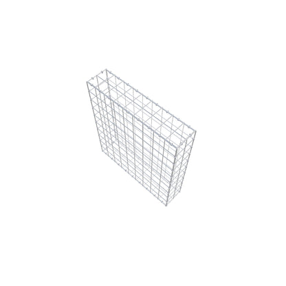 Gabione 100 cm x 90 cm x 20 cm (L x H x T), Maschenweite 10 cm x 10 cm, C-Ring