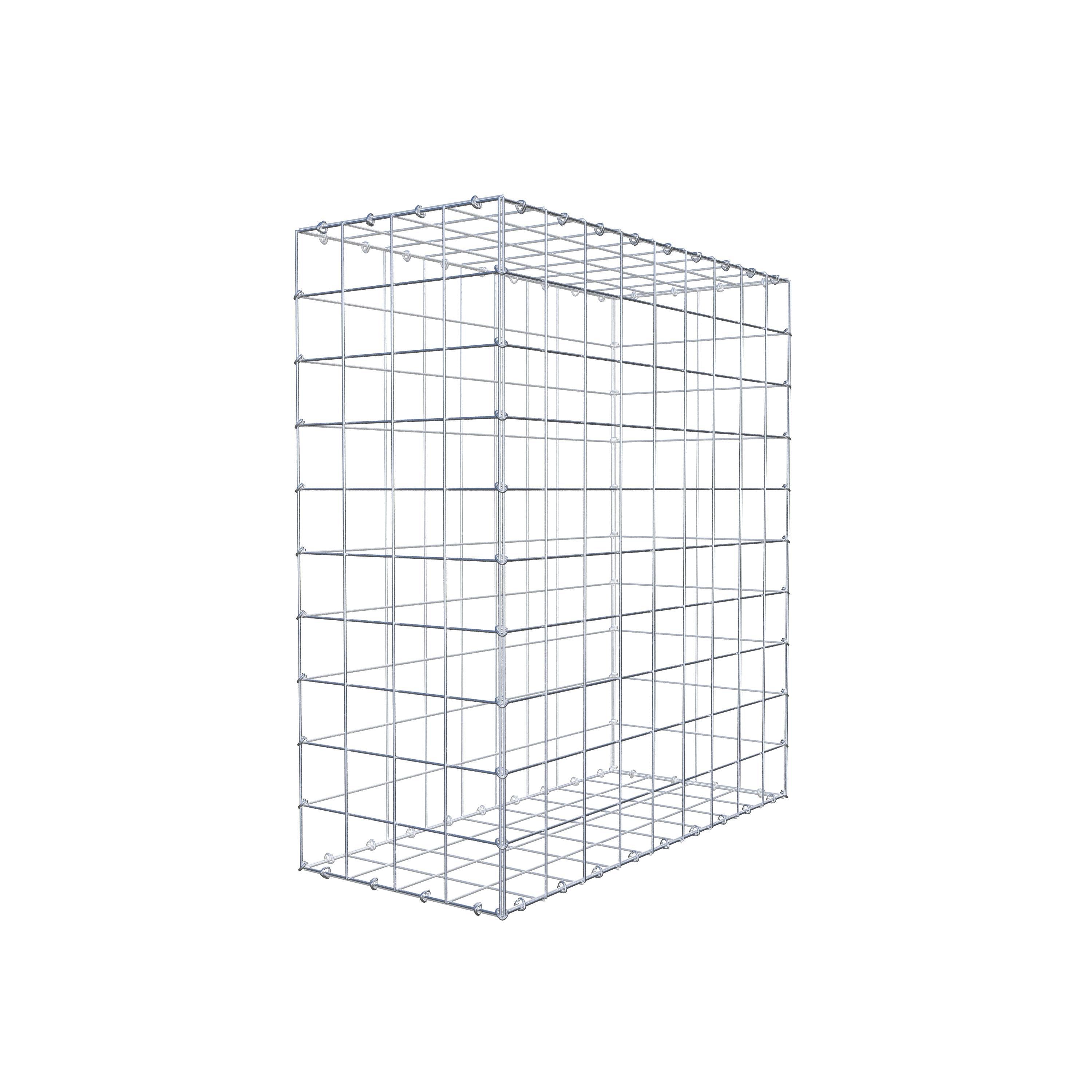 Gabion 100 cm x 90 cm x 40 cm (L x H x P), maille 10 cm x 10 cm, anneau en C