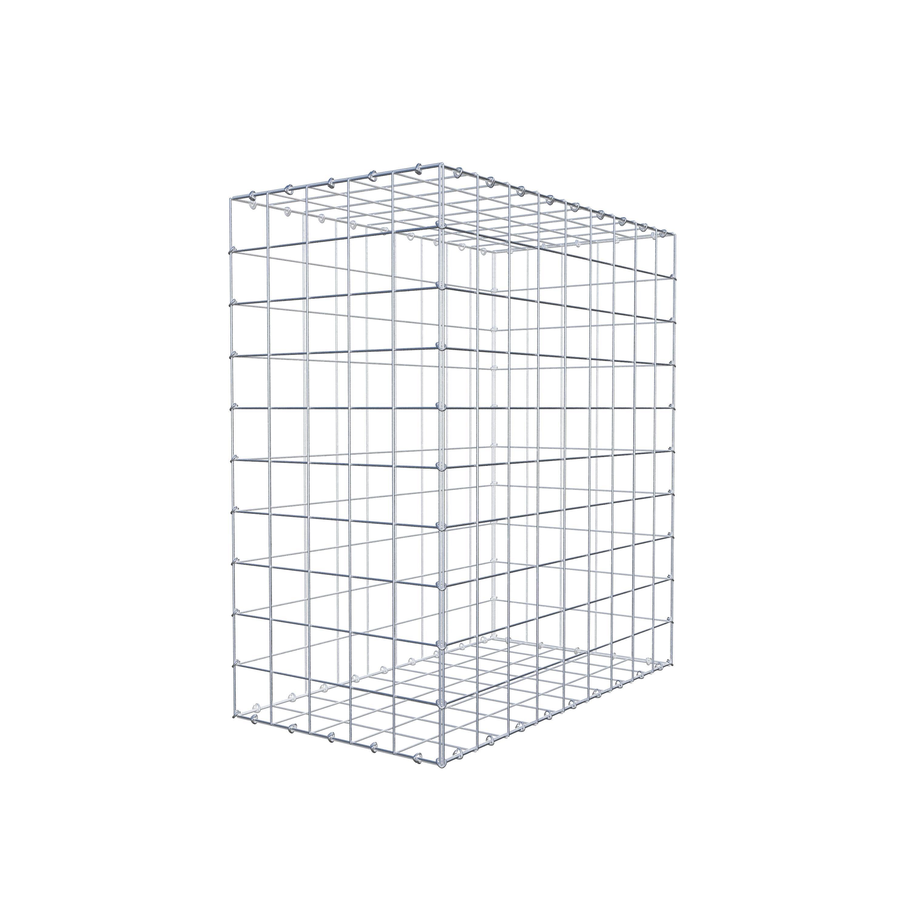 Gabion 100 cm x 90 cm x 50 cm (L x H x P), maille 10 cm x 10 cm, anneau en C