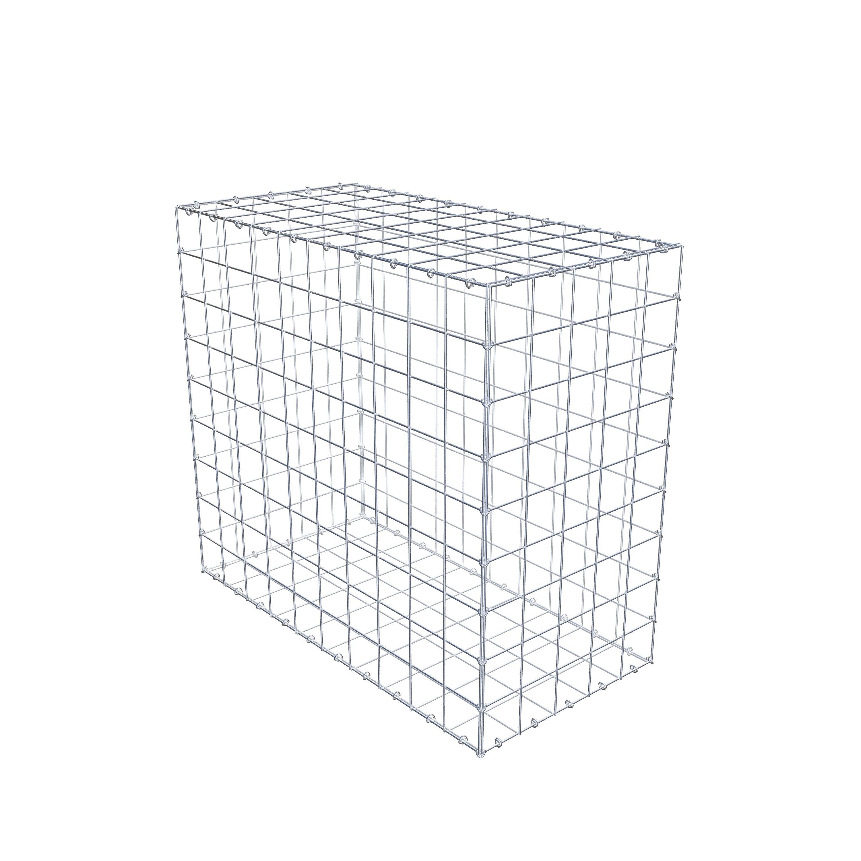 Gabion 100 cm x 90 cm x 50 cm (L x H x P), maille 10 cm x 10 cm, anneau en C