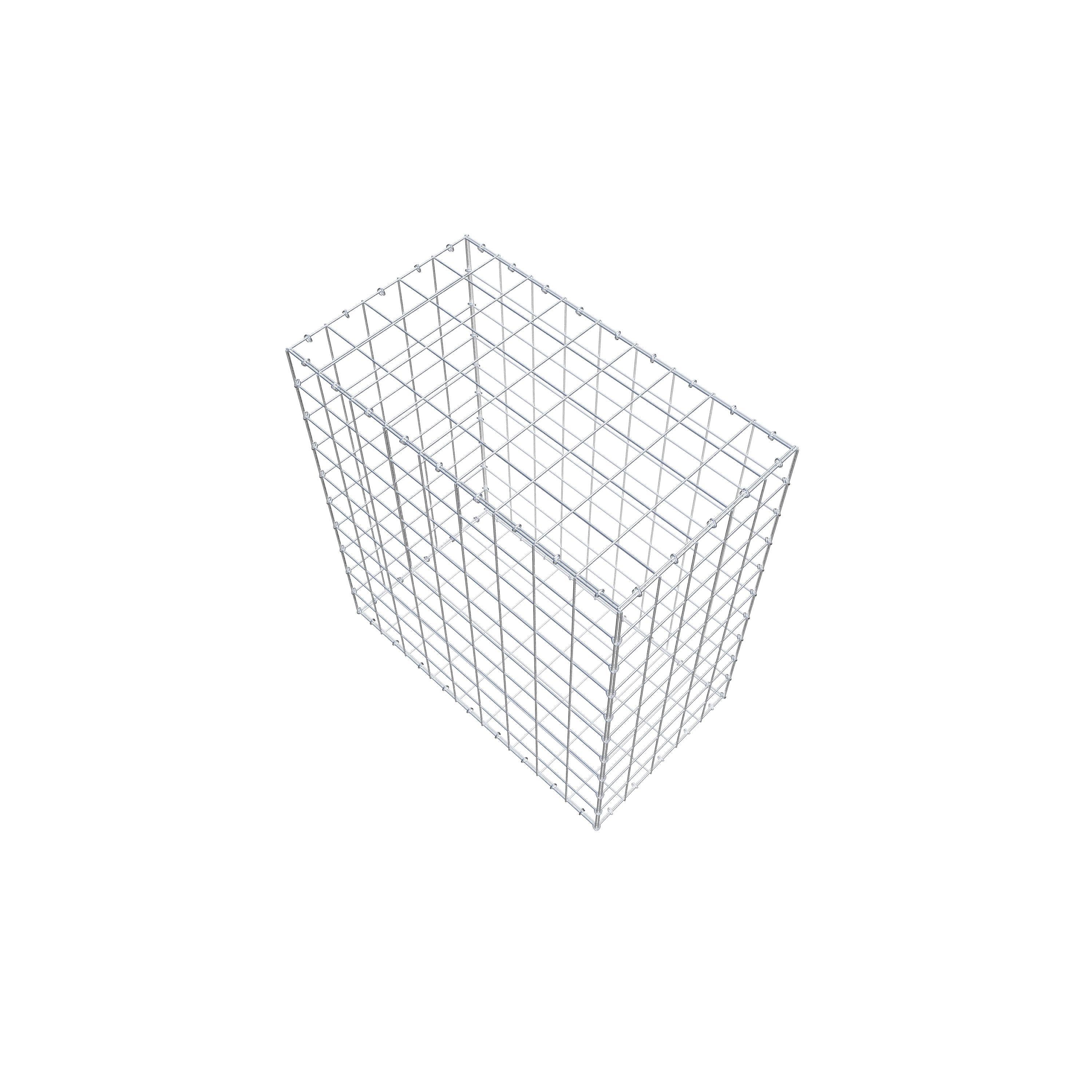 Gabion 100 cm x 90 cm x 50 cm (L x H x P), maille 10 cm x 10 cm, anneau en C