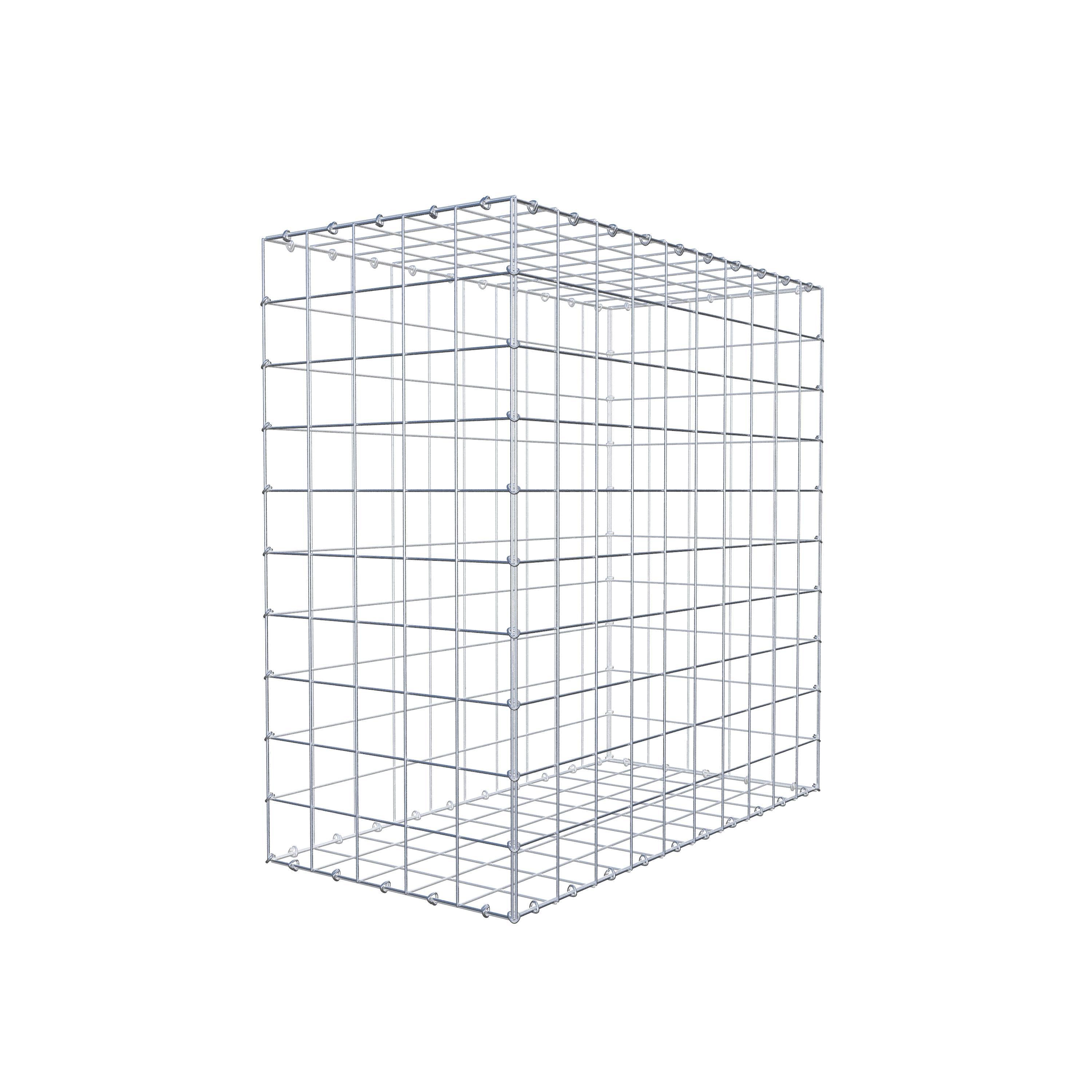 Gabion 100 cm x 100 cm x 50 cm (L x H x P), maille 10 cm x 10 cm, anneau en C