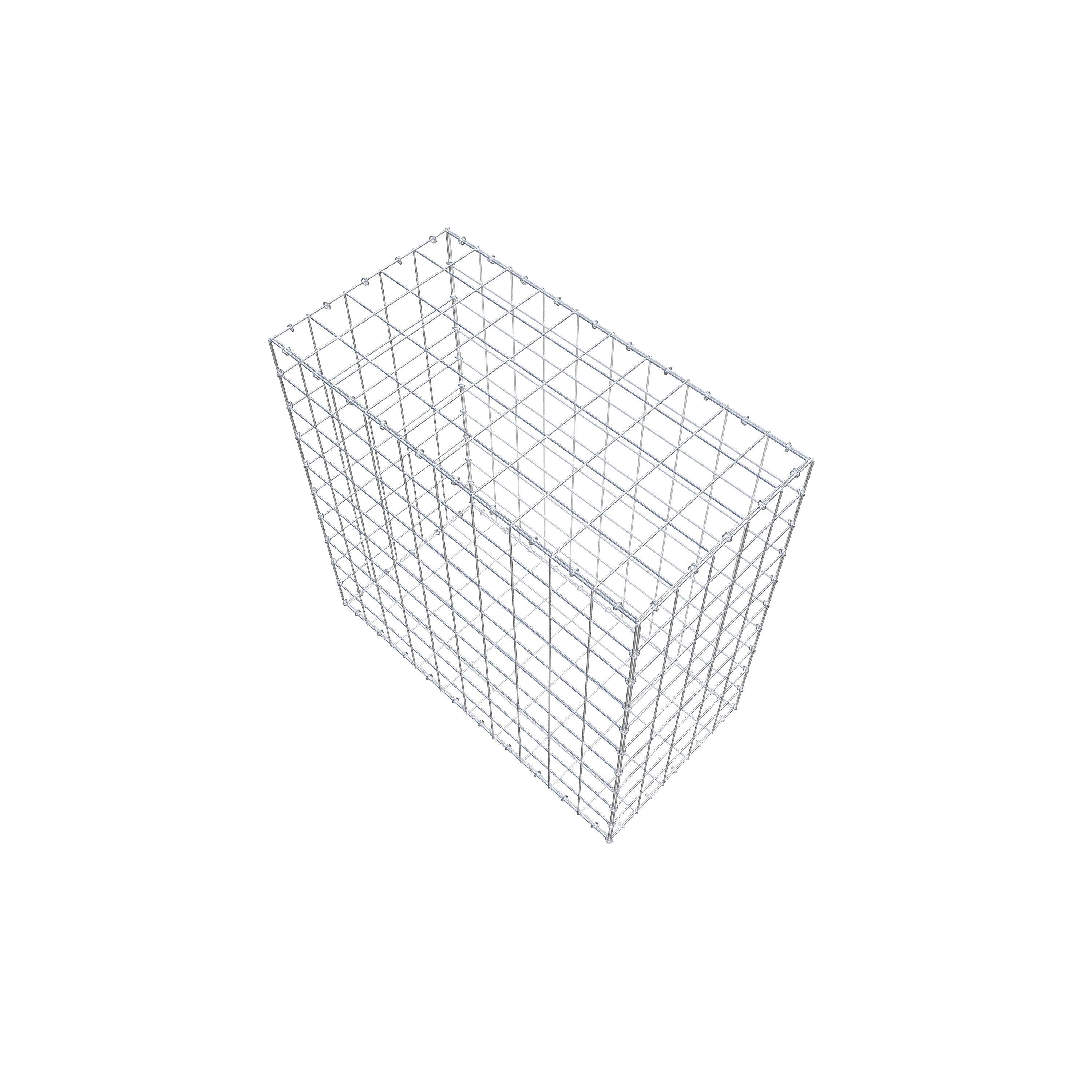 Gabion 100 cm x 100 cm x 50 cm (L x H x P), maille 10 cm x 10 cm, anneau en C