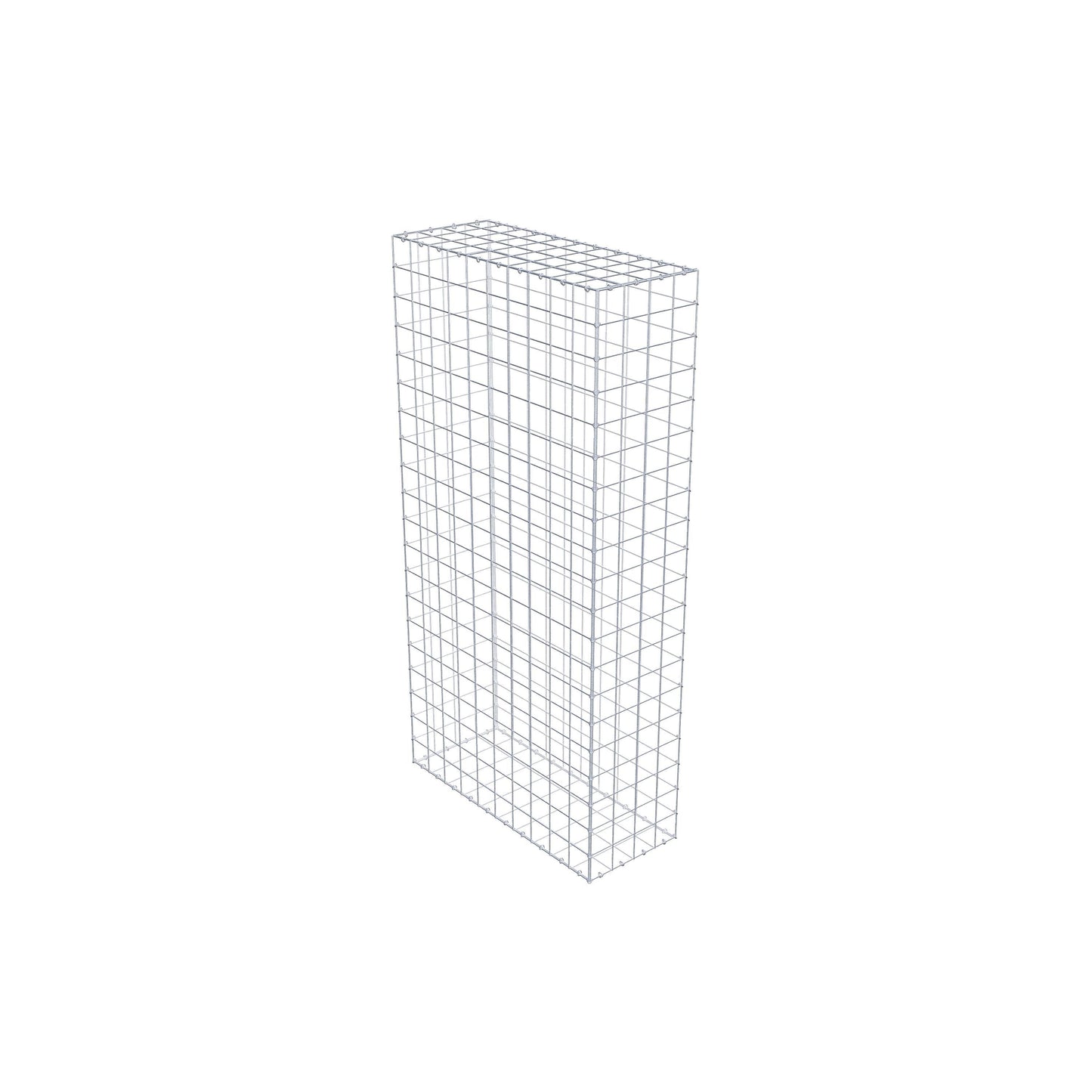 Gabion 200 cm x 100 cm x 40 cm (L x H x P), mailles 10 cm x 10 cm, anneau en C