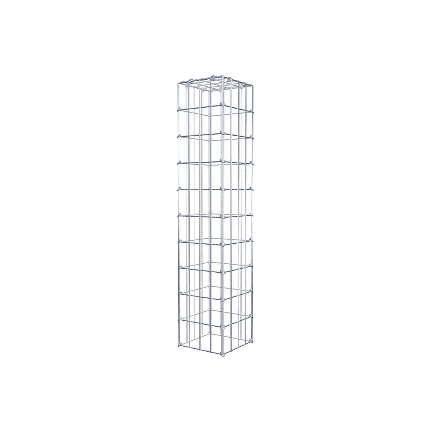 Monteret gabion type 3 100 cm x 20 cm x 20 cm (L x H x D), maskestørrelse 5 cm x 10 cm, C-ring