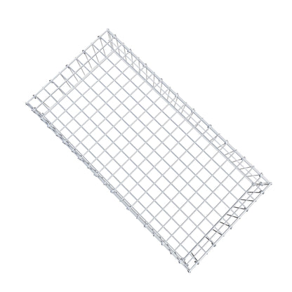 Anbaugabione Typ 3 100 cm x 20 cm x 50 cm (L x H x T), Maschenweite 5 cm x 10 cm, C-Ring