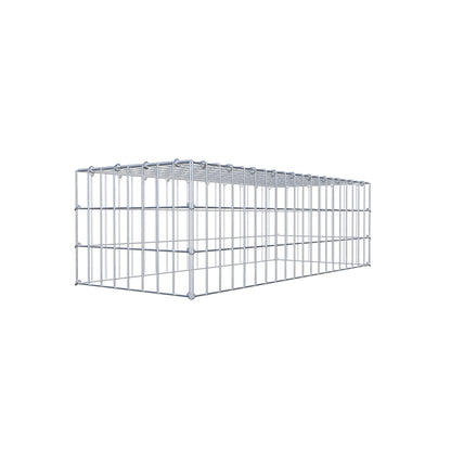 Type 3 oplegkorf 100 cm x 30 cm x 40 cm (L x H x D), maaswijdte 5 cm x 10 cm, C-ring