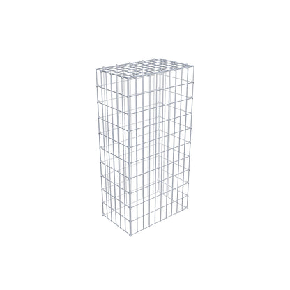 Typ 3 påbyggnadsgabion 100 cm x 30 cm x 50 cm (L x H x D), maskstorlek 5 cm x 10 cm, C-ring
