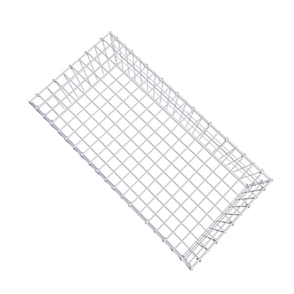 Typ 3 påbyggnadsgabion 100 cm x 30 cm x 50 cm (L x H x D), maskstorlek 5 cm x 10 cm, C-ring