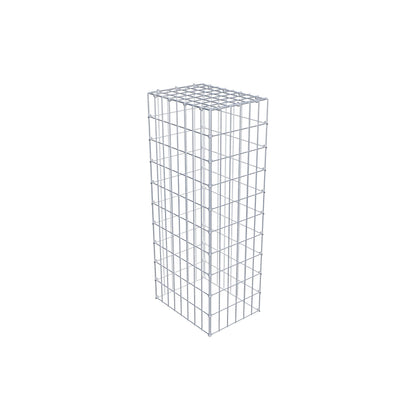 Monteret gabion type 3 100 cm x 40 cm x 30 cm (L x H x D), maskestørrelse 5 cm x 10 cm, C-ring