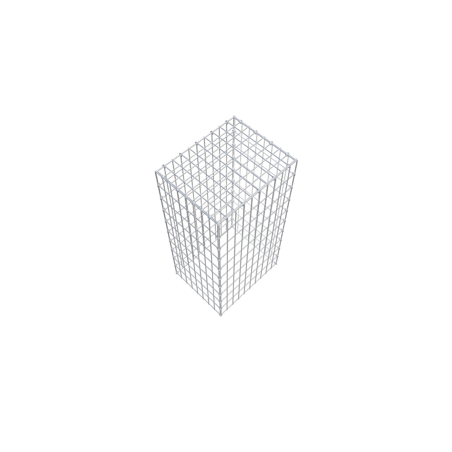 Fourche rapportée type 3 100 cm x 40 cm x 50 cm (L x H x P), mailles 5 cm x 10 cm, anneau C