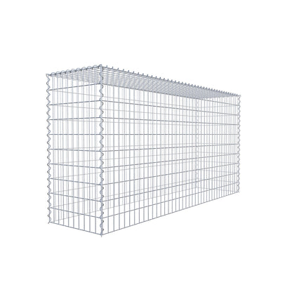 Extra gabion typ 3 200 cm x 100 cm x 50 cm (L x H x D), maskstorlek 5 cm x 10 cm, spiral