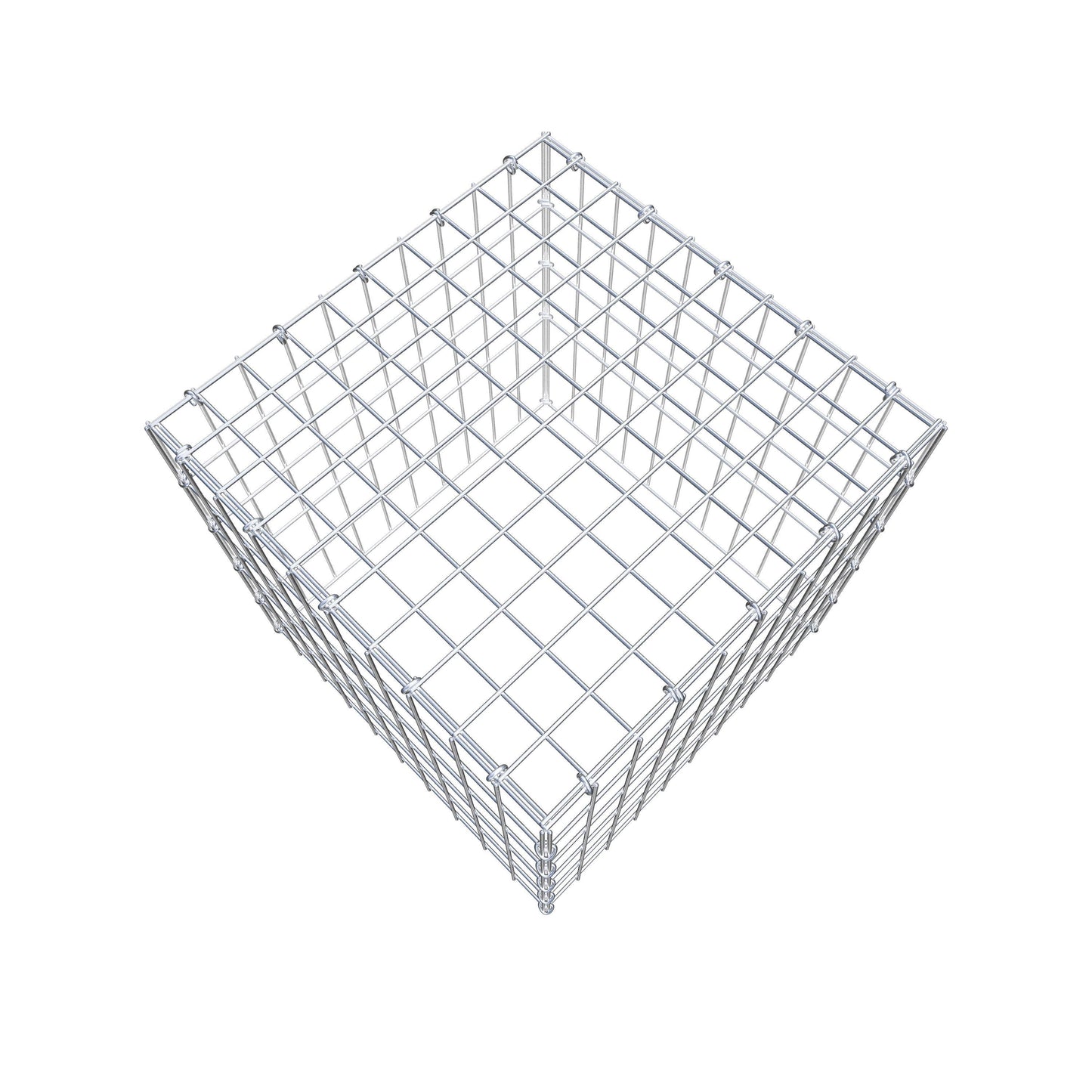 Extra gabion typ 3 50 cm x 50 cm x 50 cm (L x H x D), maskstorlek 5 cm x 10 cm, C-ring