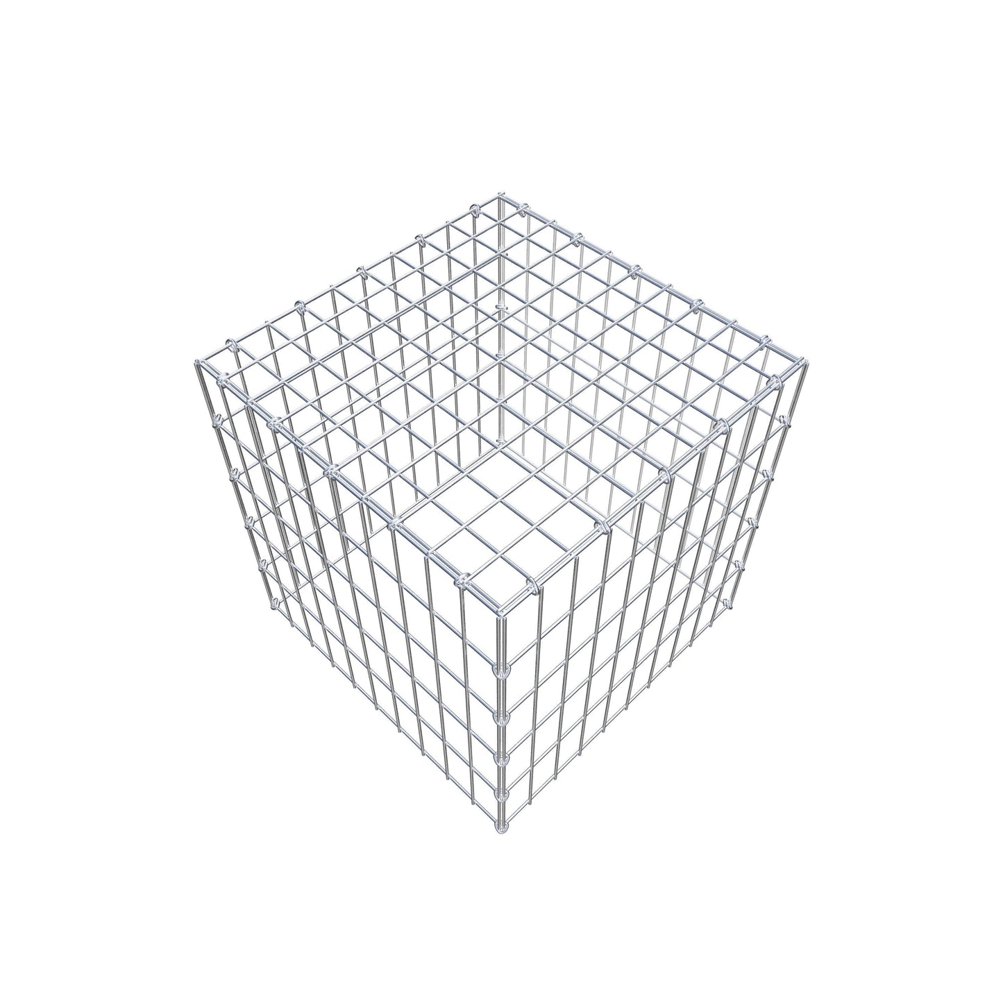 Extra gabion typ 3 50 cm x 50 cm x 50 cm (L x H x D), maskstorlek 5 cm x 10 cm, C-ring