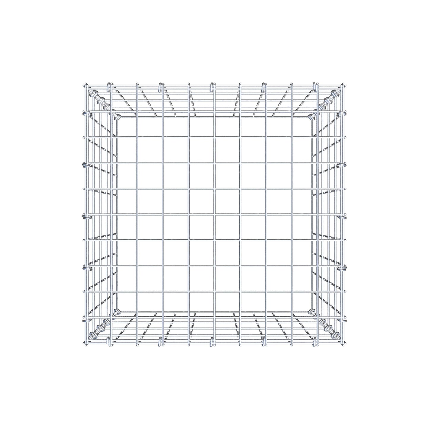 Extra gabion typ 3 50 cm x 50 cm x 50 cm (L x H x D), maskstorlek 5 cm x 10 cm, C-ring